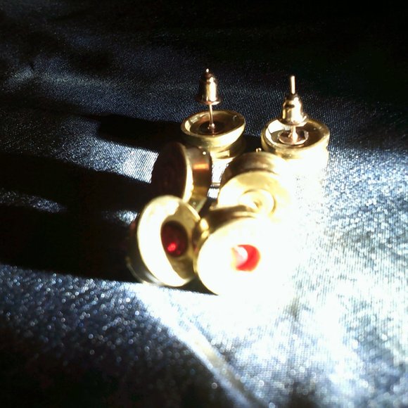 New Bullet designed Earrings. Has crystals or plain. made in USA Native American - Picture 2 of 3